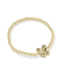 Haley Bow Gold Stretch Bracelet
