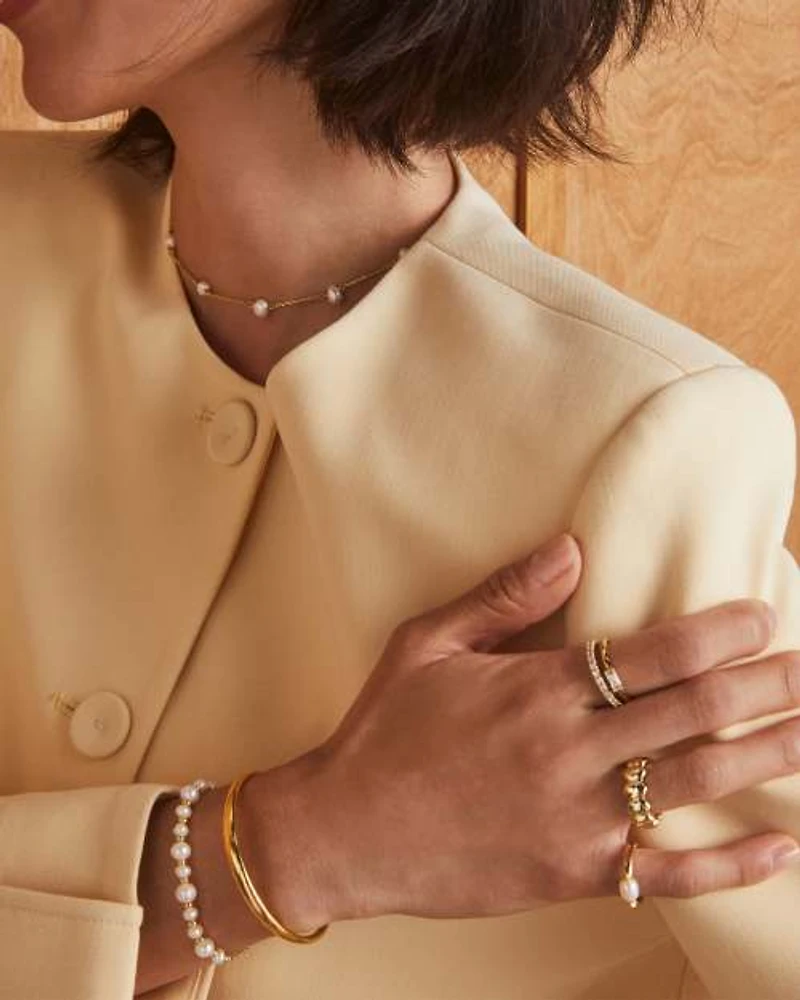 Jovie Beaded Delicate Chain Bracelet