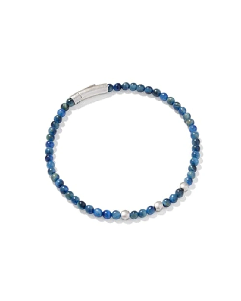 Otto Oxidized Sterling Silver Beaded Bracelet