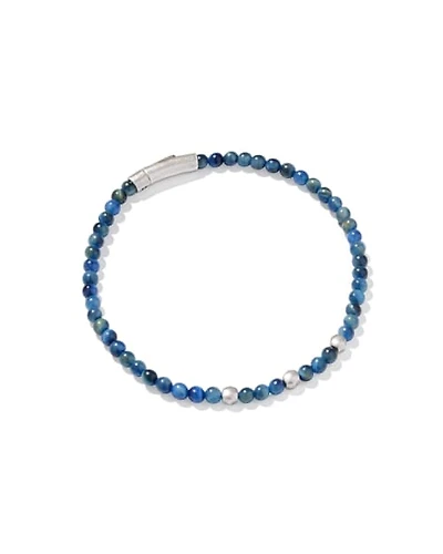 Otto Oxidized Sterling Silver Beaded Bracelet