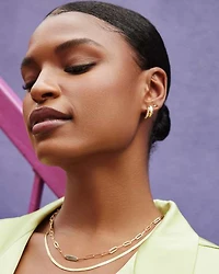 Marlee Paperclip Chain Necklace 18k Gold Vermeil