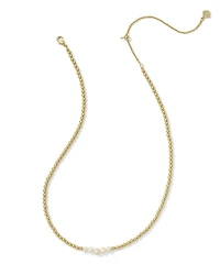 Eve Gold Beaded Strand Necklace Freshwater Cultured Pearl