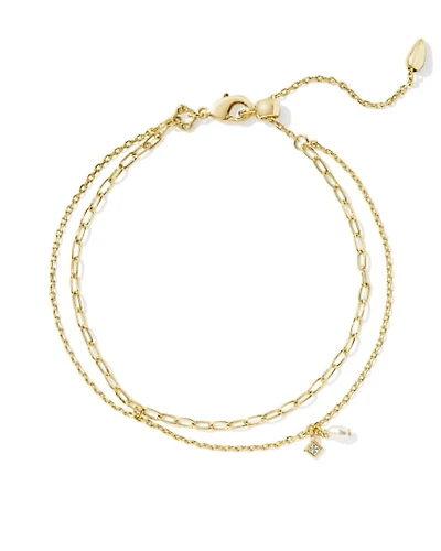 Eve Gold Multi Strand Bracelet Freshwater Cultured Pearl