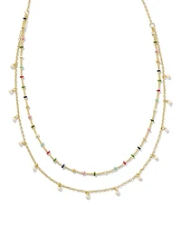 Eve Gold Multi Strand Necklace Mix