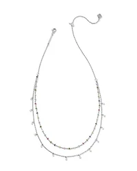 Eve Silver Multi Strand Necklace Mix
