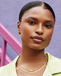 Marlee Paperclip Chain Necklace 18k Gold Vermeil