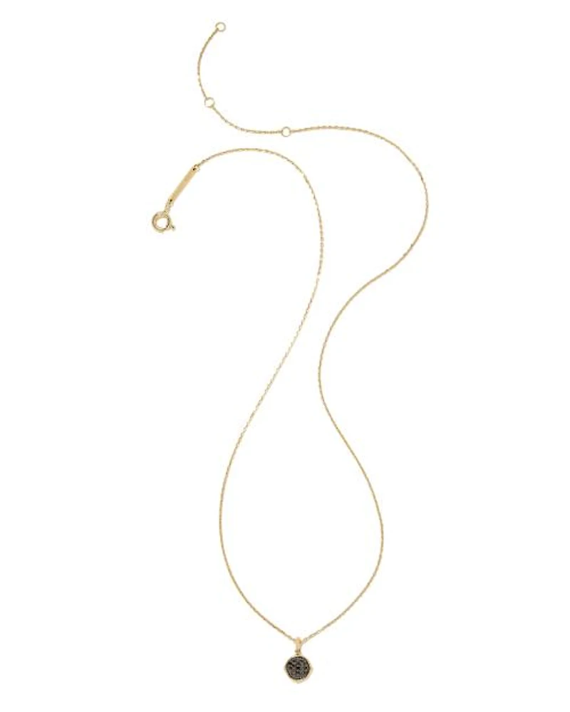 0.1 ct Matilda 14k Yellow Gold Pendant Necklace in Diamond
