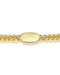 Elaina Curb Chain Bracelet 18k Gold Vermeil