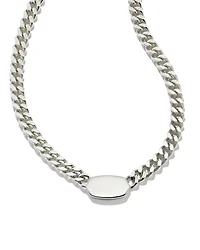 Elisa Curb Chain Necklace 18k Gold Vermeil
