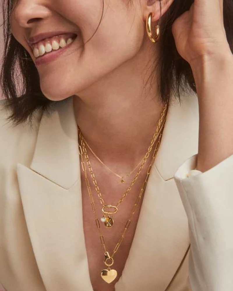 Mackenzie 18k Gold Vermeil Heart Charm