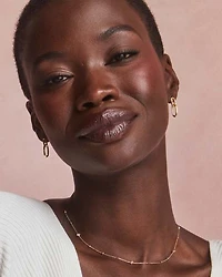 Danielle 18k Gold Vermeil Interlocking Drop Earrings