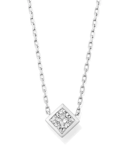 0.75 ct Lab Grown Diamond Michelle 14k Gold Pendant Necklace