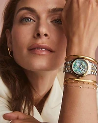 0.12 ct Michelle 14k Yellow Gold Delicate Bracelet in White Diamond