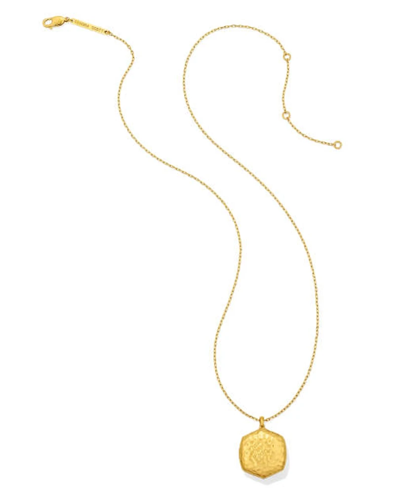 Davie 18k Gold Vermeil Locket Pendant Necklace