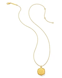 Davie 18k Gold Vermeil Locket Pendant Necklace