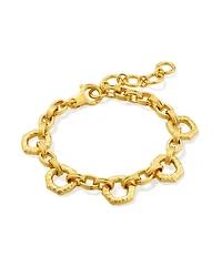 Davie 18k Gold Vermeil Open Frame Chain Bracelet
