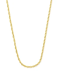 Delicate Rope Chain Necklace Sterling Silver