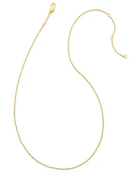 Delicate Rope Chain Necklace Sterling Silver