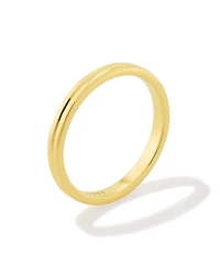 Morgan Band Ring 18k Gold Vermeil