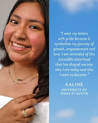 Kappa Delta Chi Pendant Necklace Sterling Silver