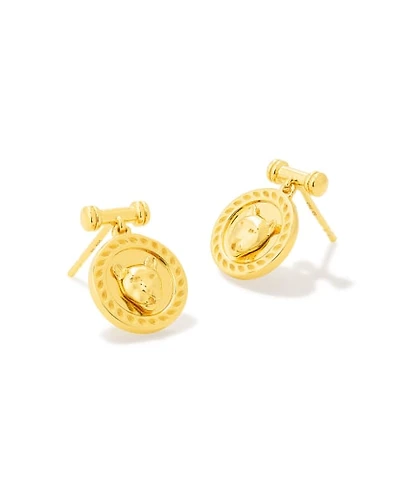 Kimberly Stud Earrings in 18k Gold Vermeil