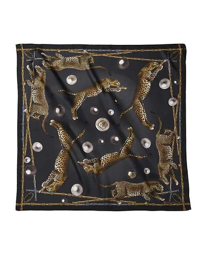 Jaguar Square Scarf Olive