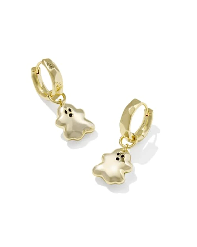 Ghost Gold Convertible Huggie Earrings