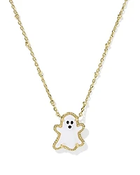 Ghost Gold Short Pendant Necklace