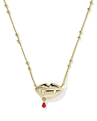 Vampire Gold Short Pendant Necklace