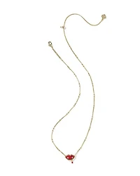 Vampire Gold Short Pendant Necklace