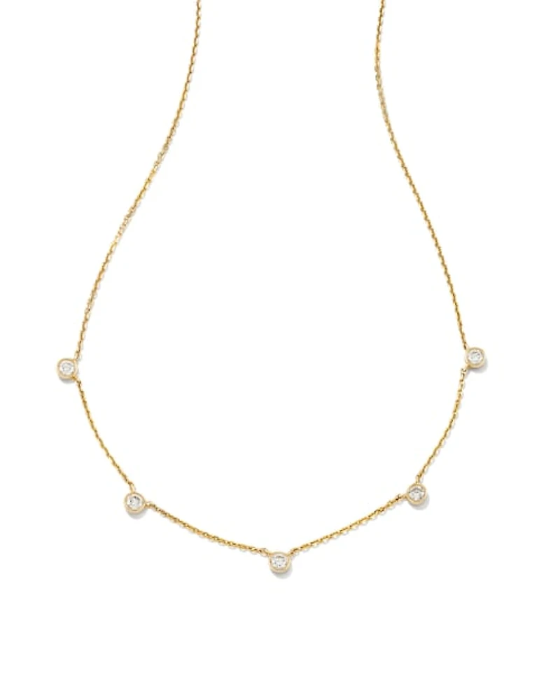 Audrey Strand Necklace White Diamond