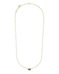 Marisa 14k Yellow Gold Pendant Necklace in Black Diamond