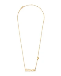 Illinois Pendant Necklace 18k Yellow Gold Vermeil