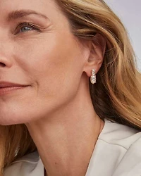 6 ct Lab Grown White Diamond Custom Elisa Drop Earrings 14k Gold