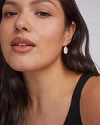 Lee Drop Earrings Pave Diamond