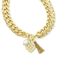 Everleigh Gold Chain Necklace Freshwater Cultured Pearl