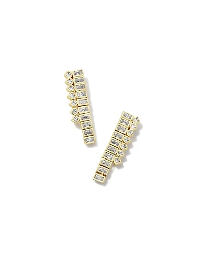 Gracie Tennis Linear Earrings