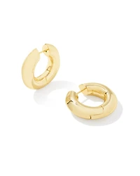 Mikki Metal Hoop Earrings in Gold