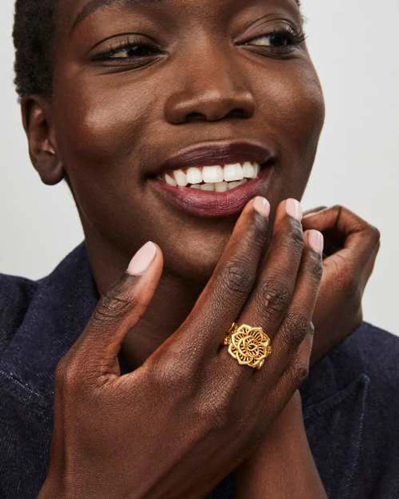 Ansel Rose Cocktail Ring