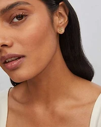 Ansel Rose Stud Earrings