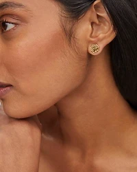 Ansel Rose Stud Earrings