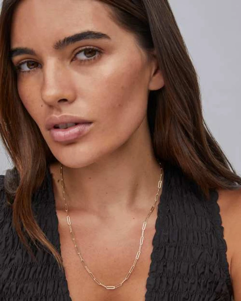 Courtney Paperclip Necklace