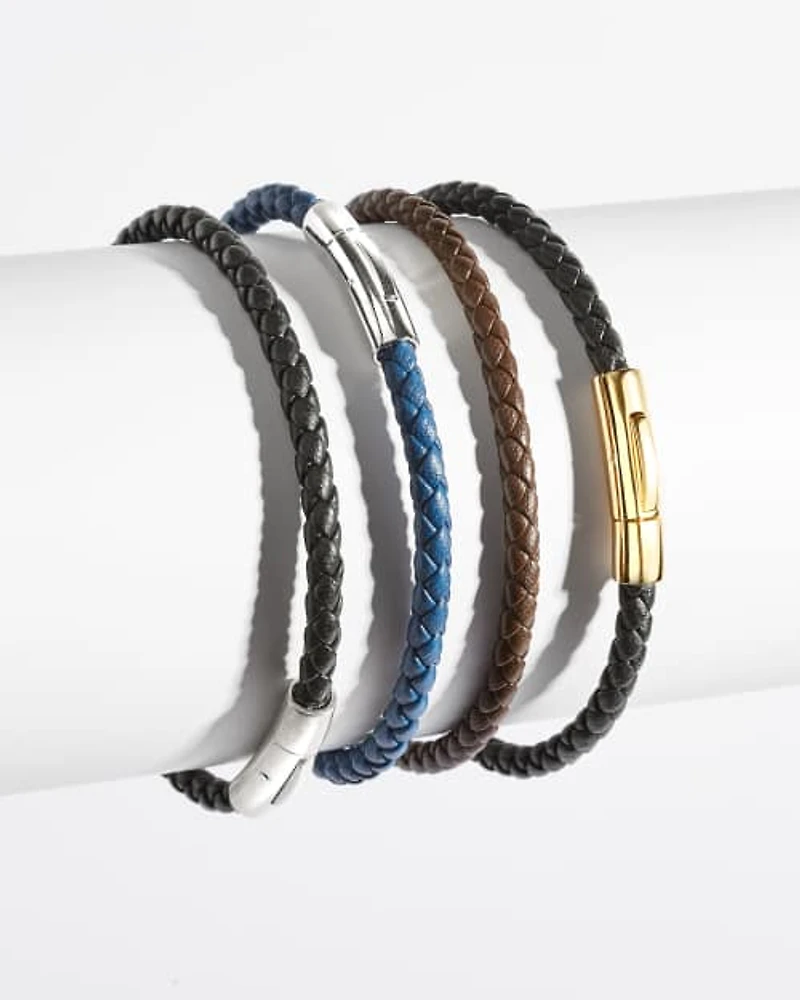 Evans 18k Yellow Gold Vermeil Corded Bracelet