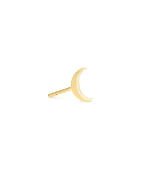 Moon Single Stud Earring in 18k Yellow Gold Vermeil