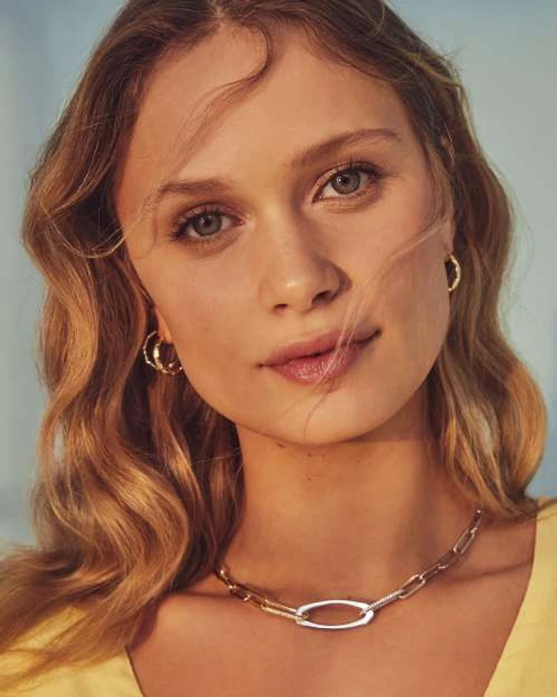 Brooke Huggie & Stud Set in Rose Gold