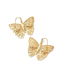 Hadley Butterfly Drop Earrings in Gold