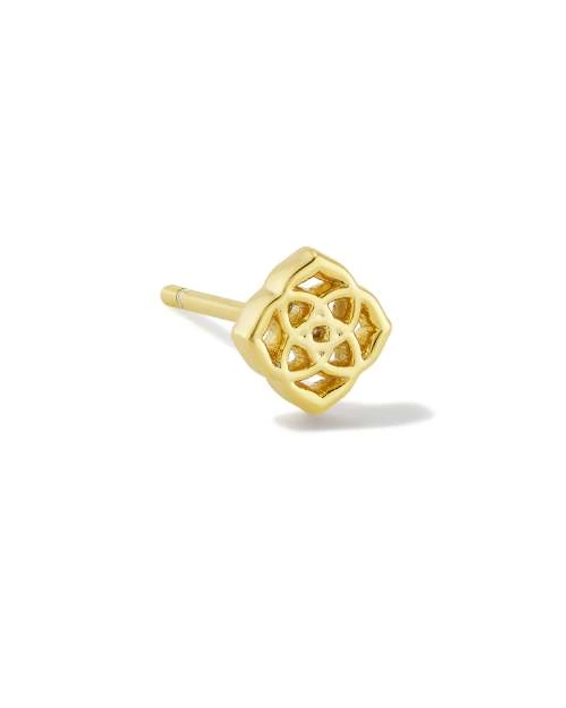 Dira Single Stud Earring in Gold