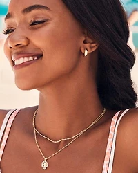 Brielle Multi Strand Necklace in Silver