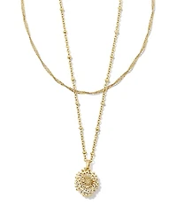 Brielle Multi Strand Necklace in Silver