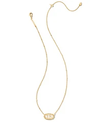 Elisa Gold Texas Necklace Ivory Mother-of-Pearl